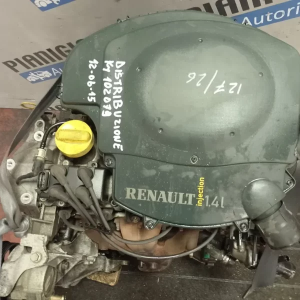 Motore completo Renault Kangoo (1997 – 2003) 1.4 55 KW benzina K7J A7