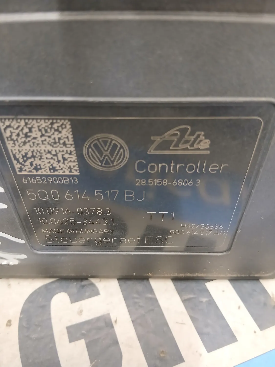 Aggregato ABS Volkswagen Golf (2012 – oggi) 1.4 81 KW benzina/metano 5Q0614517BLBEF CPW