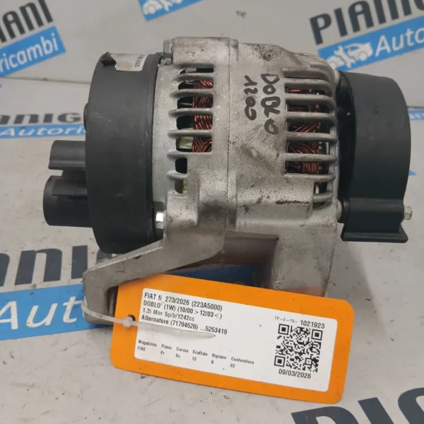 Alternatore Fiat Doblo’ (2000 – 2003) 1.2 48 KW benzina 71794526 223A5000