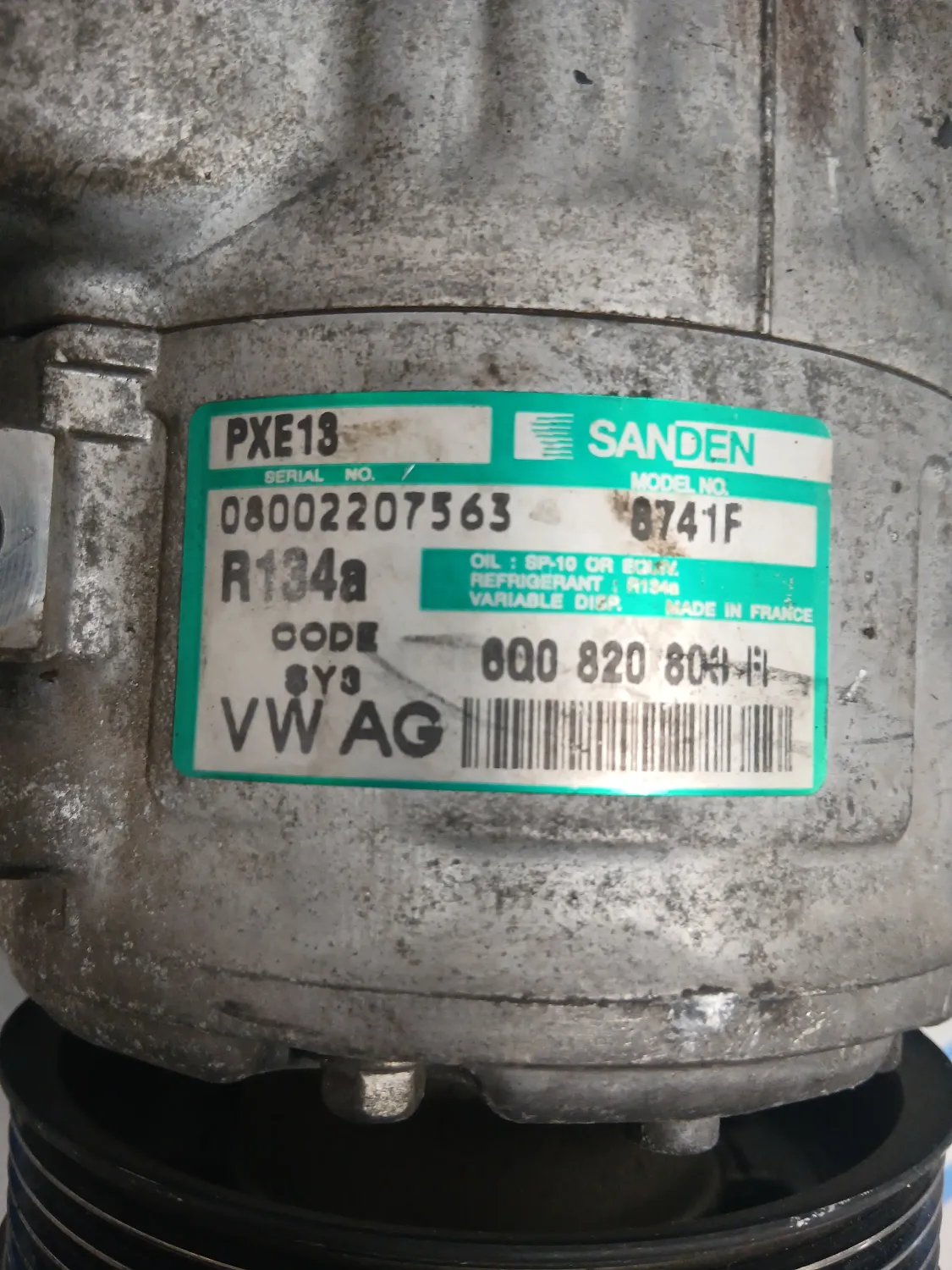 Compressore a/c Volkswagen POLO 2006 6Q0820808G