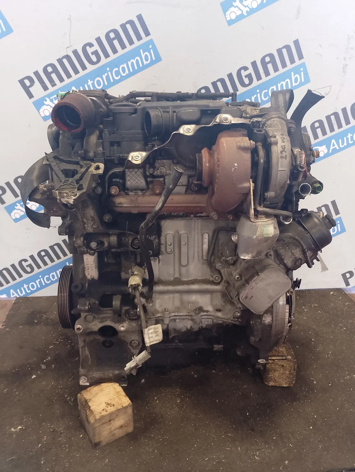 Motore completo Peugeot 206 (1998 – 2009) 1.6 80 KW diesel 9HZ