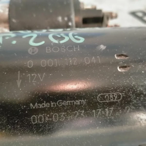 Motorino Avviamento Peugeot 206 KFX 2000