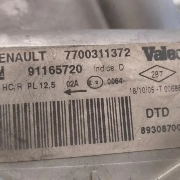 Faro Anteriore Destro Opel Vivaro 2005