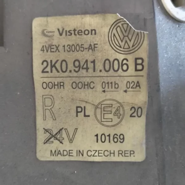 Faro Anteriore Destro Volkswagen Touran 2005