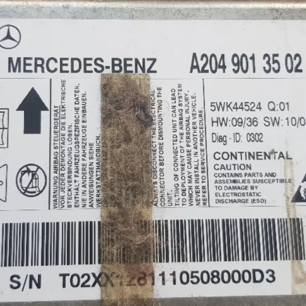 Kit Airbag Mercedes-Benz Classe C W204 2011