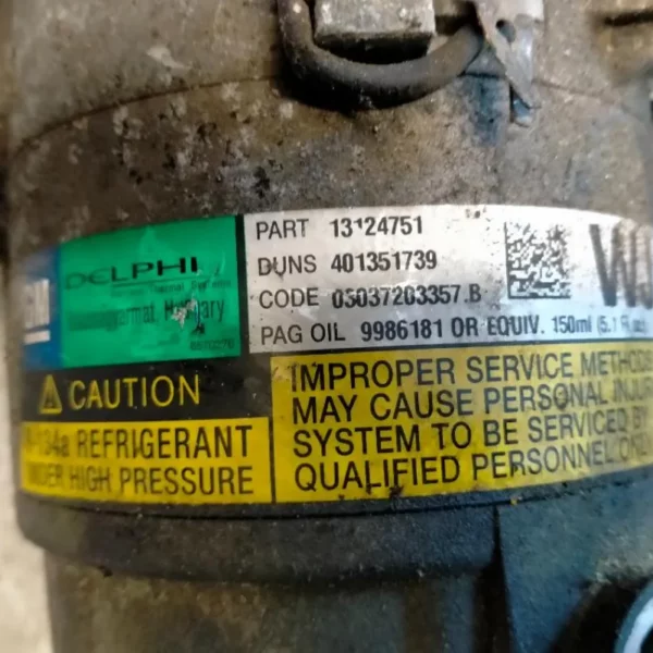 Compressore A/C Opel Astra H Z17DTH 2007