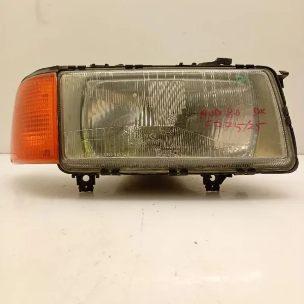 Faro / Fanale / Proiettore Anteriore Destro Audi 80 1986 – 1991