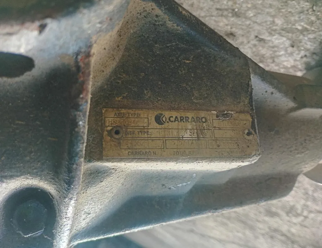 Assale / Ponte Posteriore Gemellare Piaggio Porter1.3 59 KW DAM13R 2015 – 2021