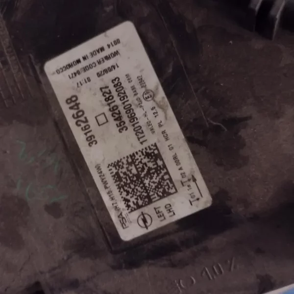 Faro Anteriore Sinistro Opel Corsa F 2020