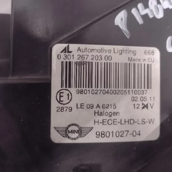 Proiettore Anteriore Sinistro Mini Countryman 2011