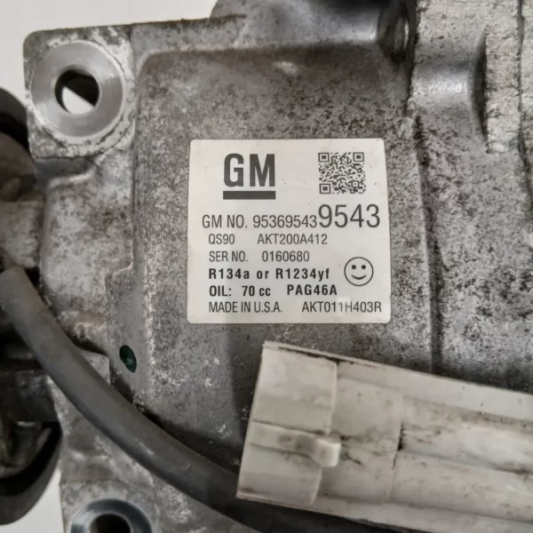 Compressore a/c Opel ADAM 2014 39158157