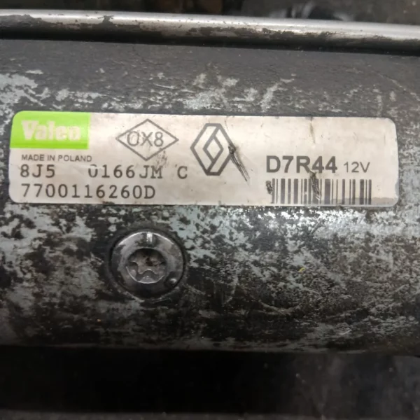 Motorino avviamento Renault Trafic (2001 – 2006) 1.9 74 KW diesel 7711134792 F9Q U7