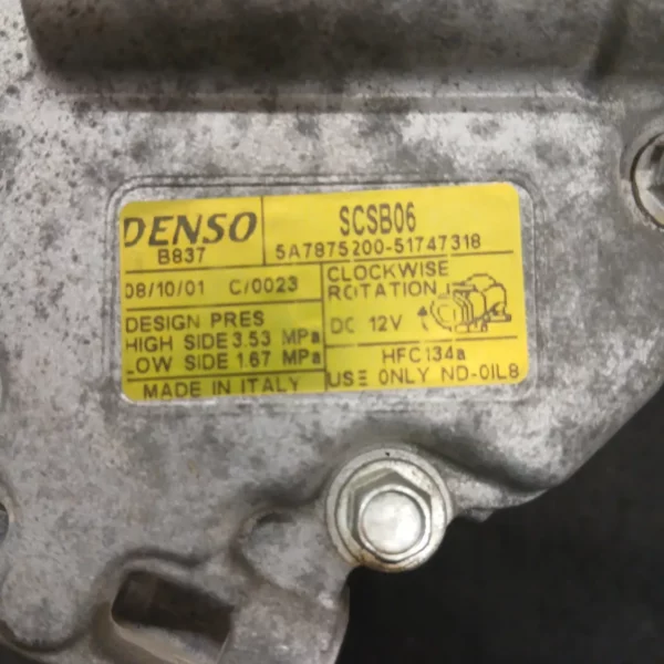 Compressore a/c Fiat PANDA 2008 71785268