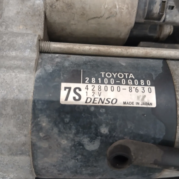 Motorino avviamento Toyota Yaris (2011 – 2015) 1.0 51 KW benzina 281000Q080 1KR-FE