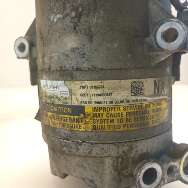 Compressore a/c Opel Meriva (2003 – 2010) 1.4 66 KW benzina 13297440 Z14XEP