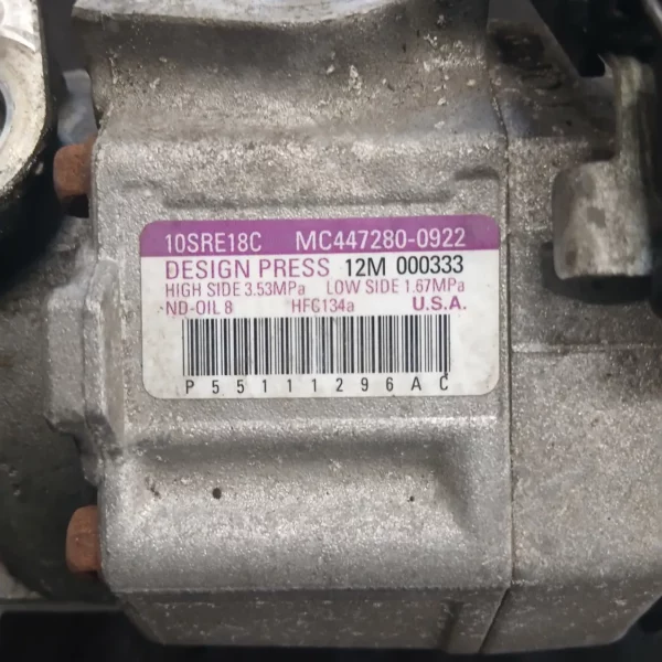 Compressore a/c Jeep Compass (2011 – 2015) 2.1 120 KW diesel K55111296AE 651 925