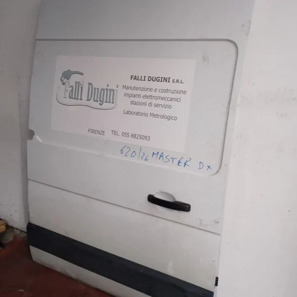 Porta carico laterale scorrevole destra Renault Master 5u00aa Serie 2017 M9T C7
