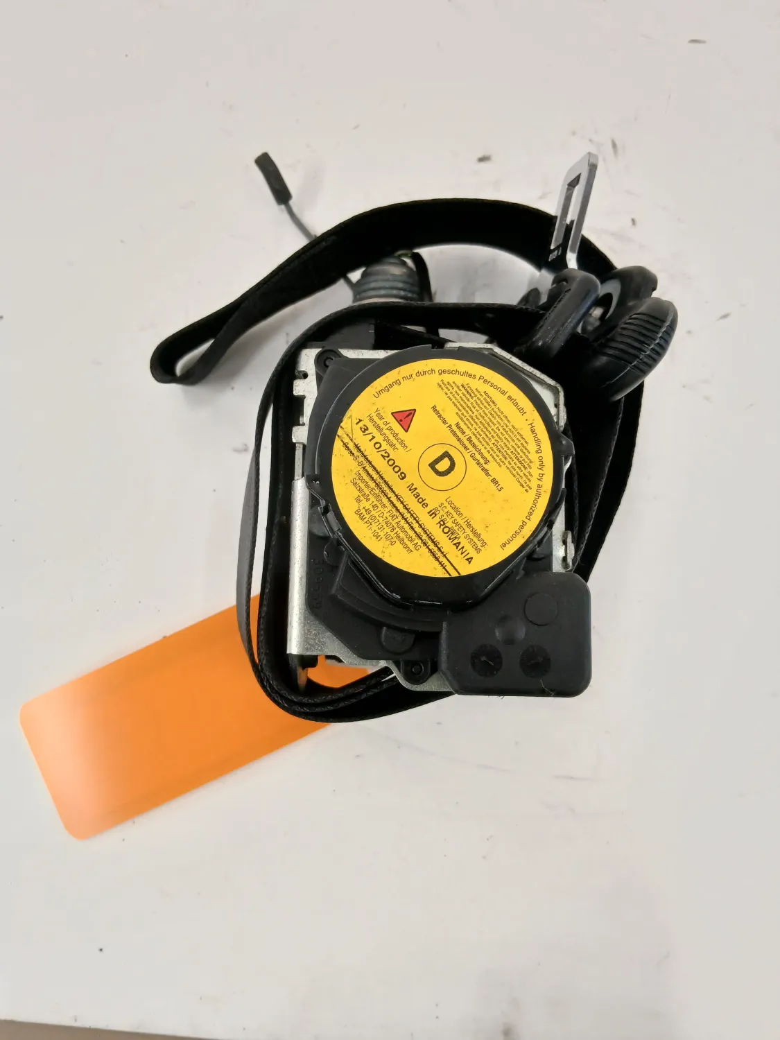 Cintura di sicurezza anteriore destra Lancia Ypsilon (2003 – 2006) 1.2 44 KW benzina 735420952 188A4000