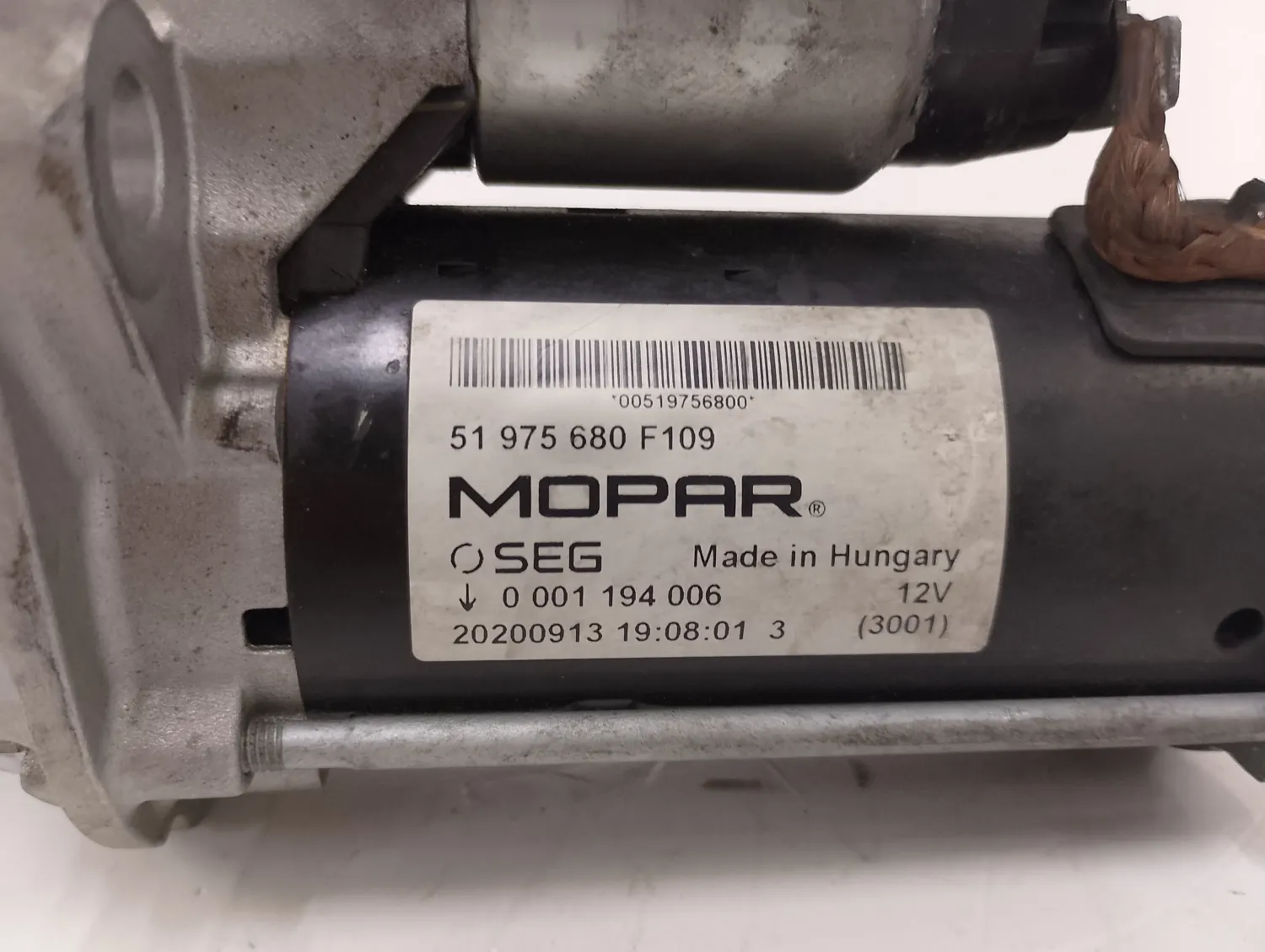 Motorino avviamento Jeep Renegade (2020 – oggi) 1.3 95 KW 51975680 46337540