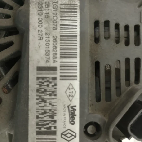 Alternatore Renault Megane 3a Serie (2013 – 2016) 1.5 81 KW diesel 7711368727 K9K A6