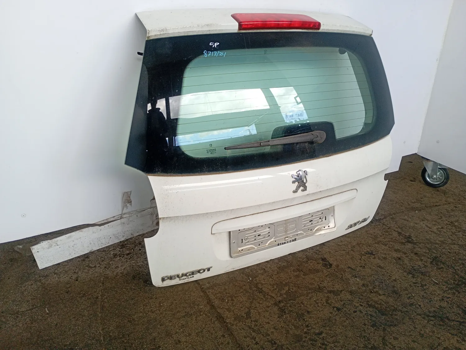 Portello posteriore/lunotto apribile Peugeot 207 (2009 – oggi) 1.4 54 KW benzina 8701Y5 KFT