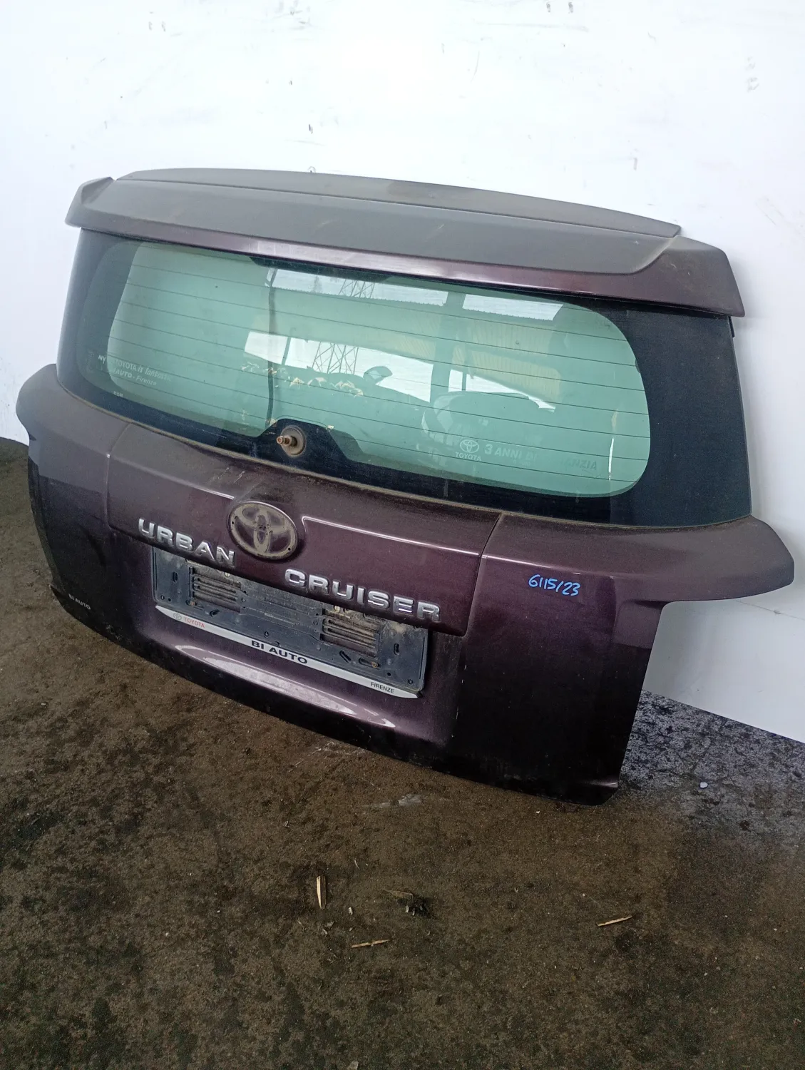 Portellone post. Toyota Urban Cruiser (2009 – 2014) 1.3 74 KW benzina 6700552B30 1NR FE