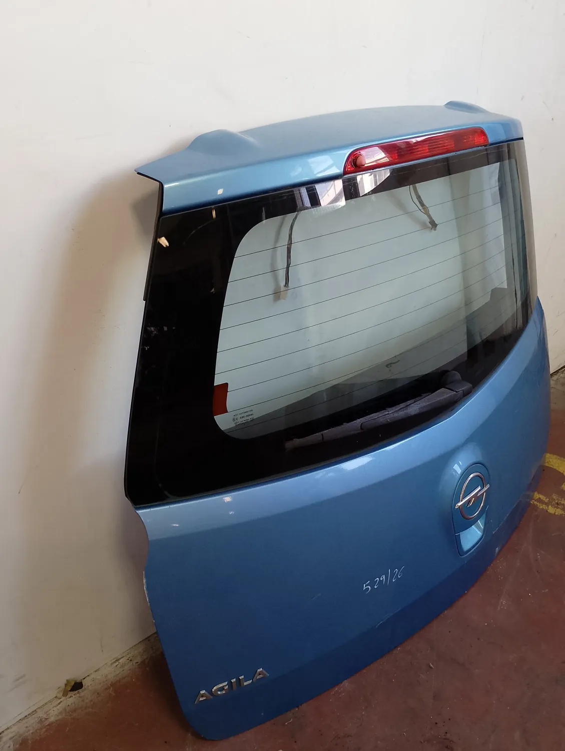 Portellone post. Opel Agila (2008 – oggi) 1.0 48 KW benzina 93193294 K10B