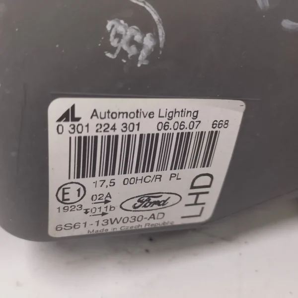 Faro ant. sinistra Ford Fiesta (2005 – 2008) 1.4 50 KW diesel 1416311 F6JB