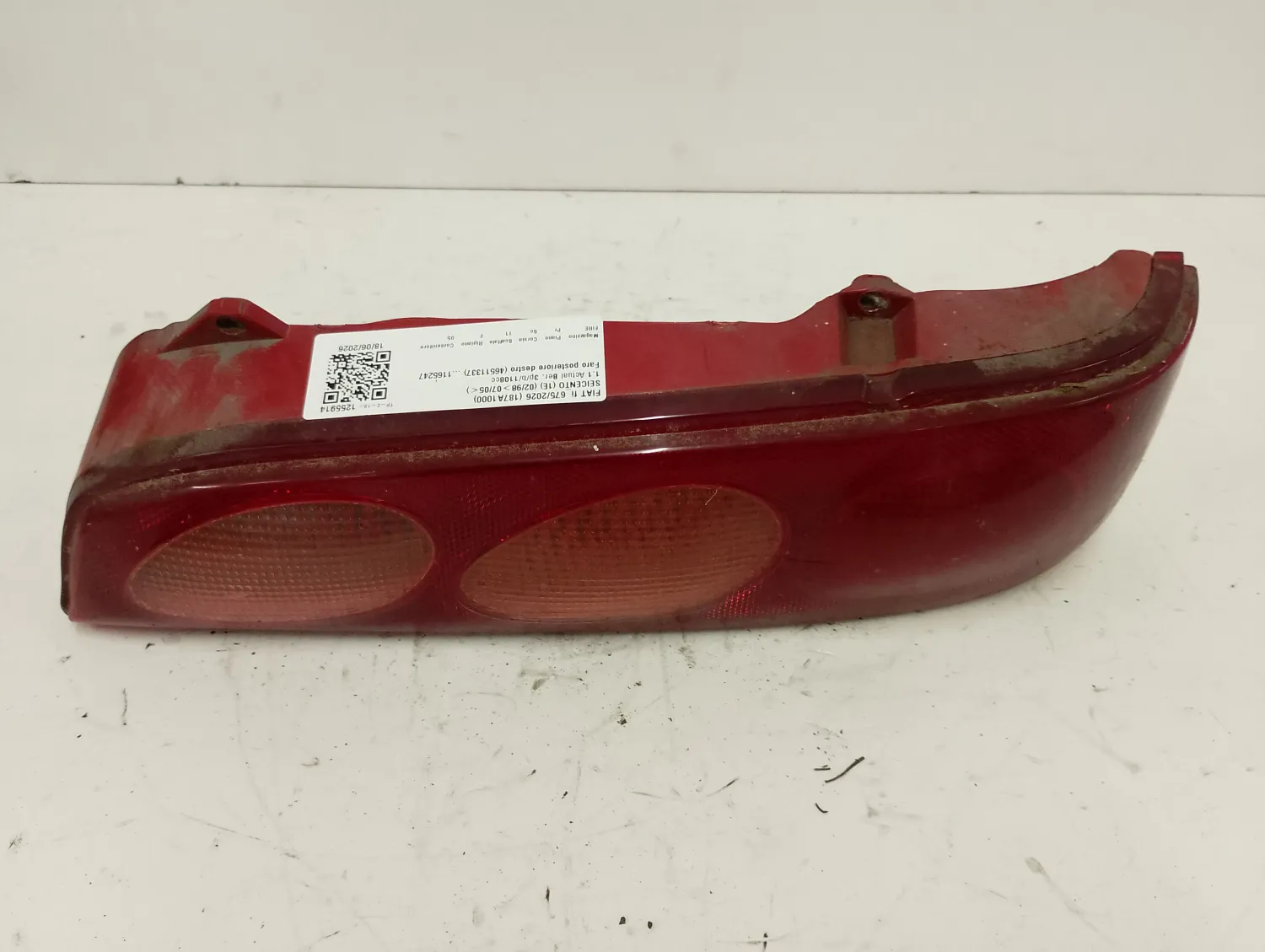 Faro posteriore destra Fiat Seicento (1998 – 2005) 1.1 40 KW benzina 46511337 187A1000
