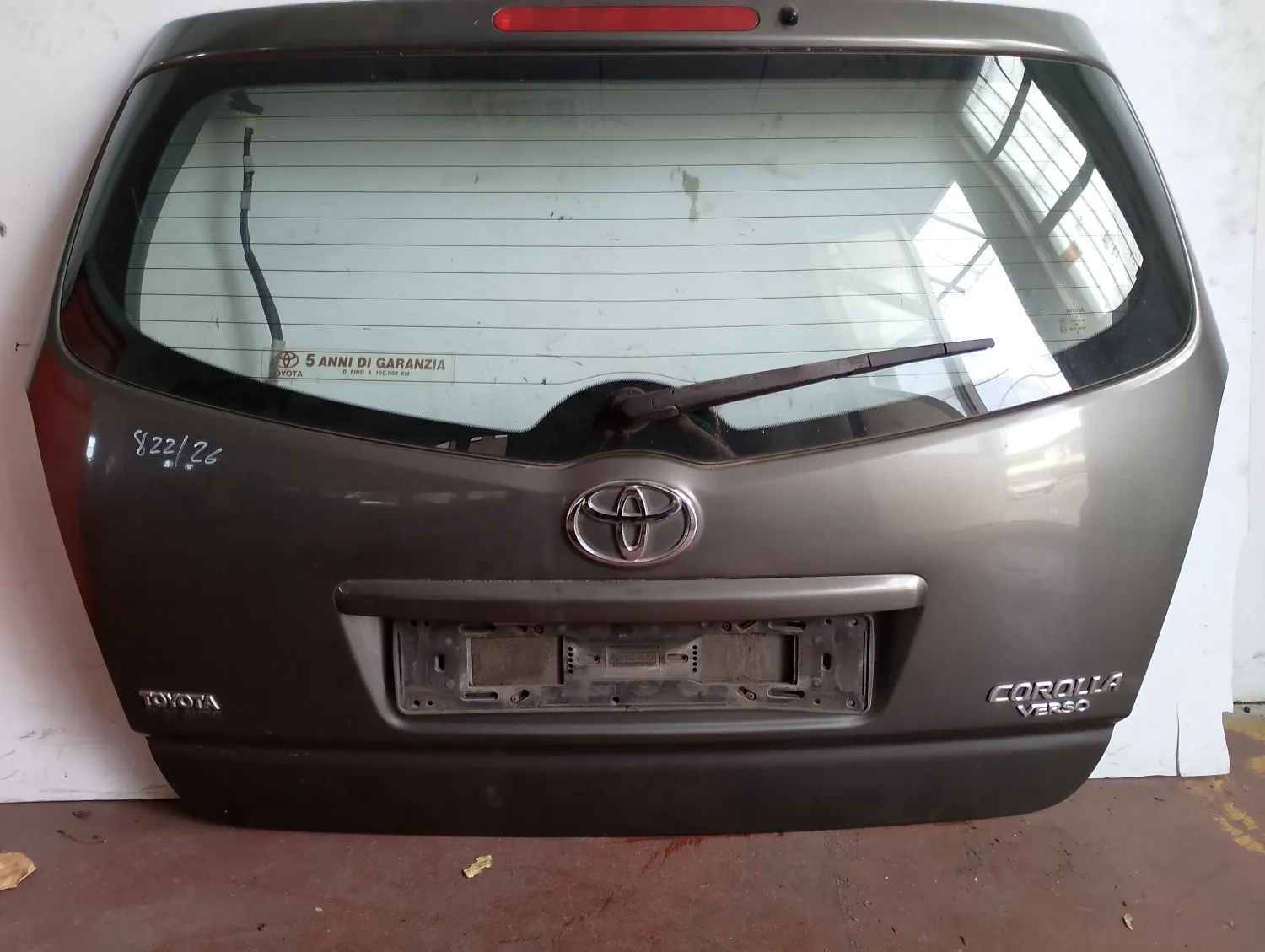 Portellone post. Toyota Corolla Verso (2004 – 2009) 1.6 81 KW benzina 670050F021 3ZZ FE