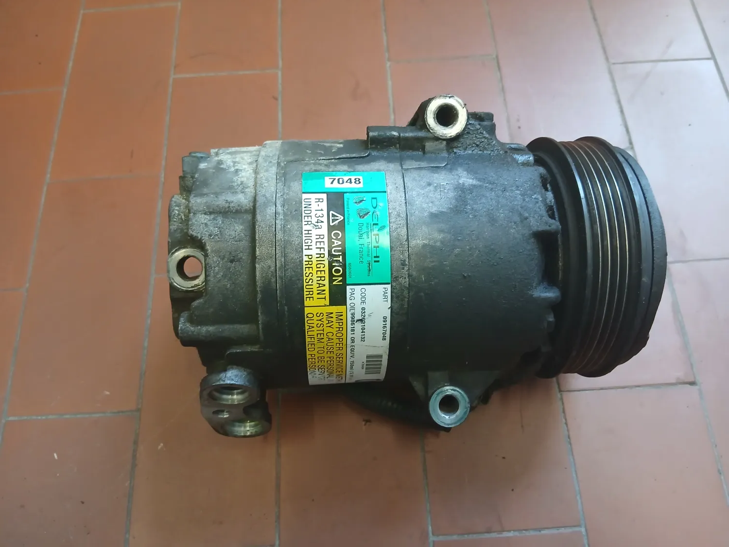 Compressore a/c Opel Agila (2000 – 2004) 1.2 55 KW benzina 93176852 Z12XE