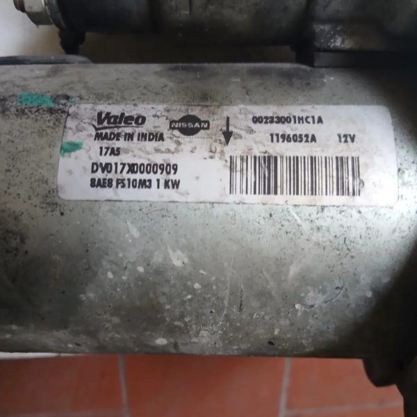 Motorino avviamento Nissan Micra (2010 – oggi) 1.2 59 KW benzina 233001HC0D HR12