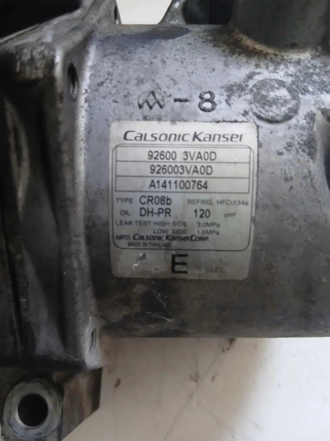 Compressore a/c Nissan Micra (2010 – oggi) 1.2 59 KW benzina 926003VA0D HR12