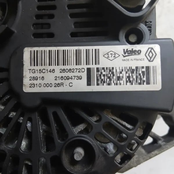Alternatore Renault Kangoo Combi (2013 – oggi) 1.5 55 KW diesel 231004554R K9K E6