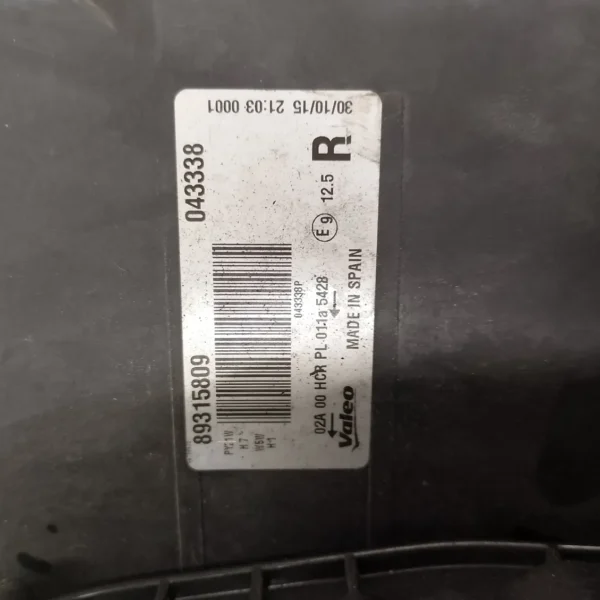 Faro ant. destra Seat Altea (2004 – oggi) 2.0 103 KW diesel 5P1941754E BKD