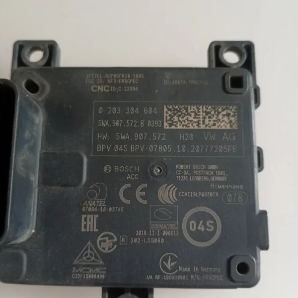 Sensore radar anteriore centr Seat Leon (2020 – oggi) 2.0 85 KW diesel 5WA907572B DSU