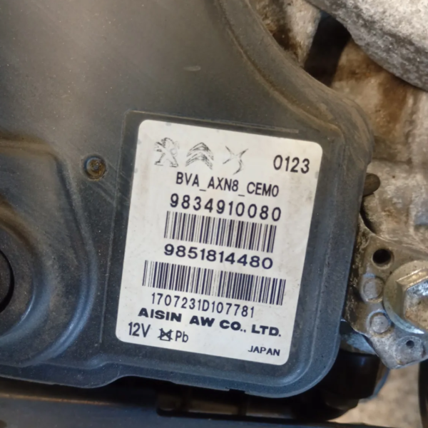 Cambio robotizzato Citroen C5 Aircross (2022 – oggi) 1.5 96 KW diesel 9851814480 YH01