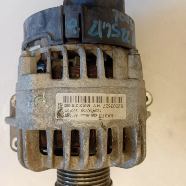 Alternatore Fiat 500l (2012 – 2018) 0.9 62 KW benzina/metano 52003527 312A2000