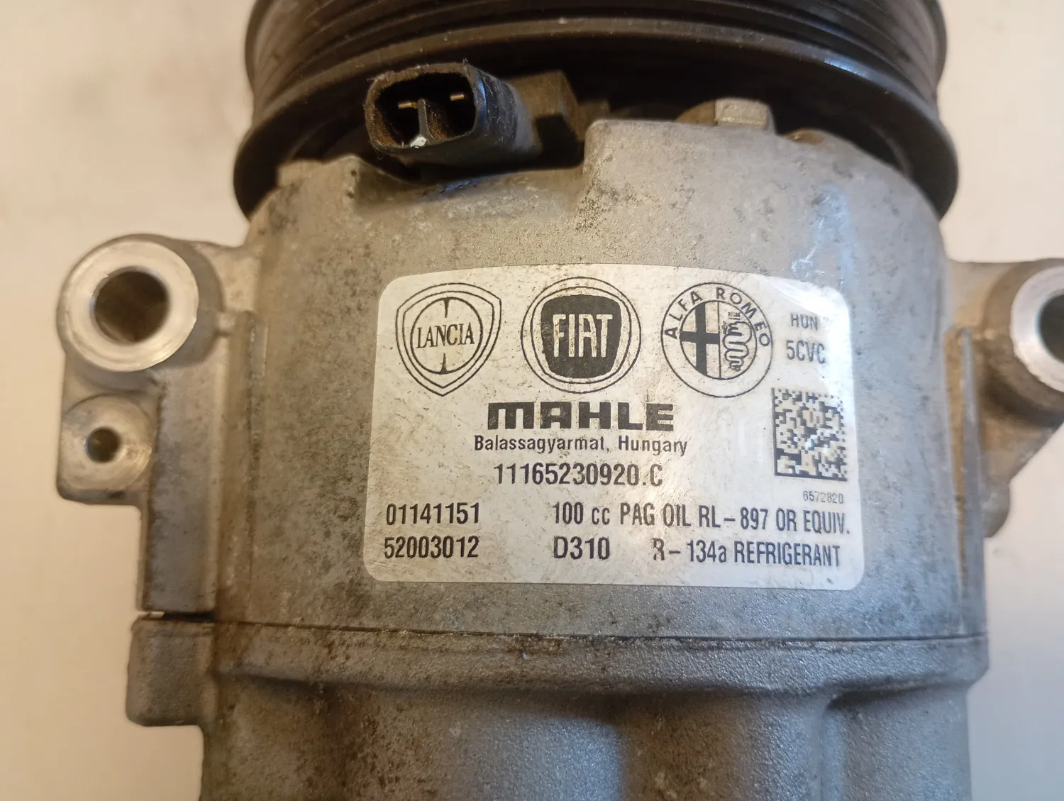 Compressore a/c Fiat 500l (2012 – 2018) 0.9 62 KW benzina/metano 52003012 312A2000