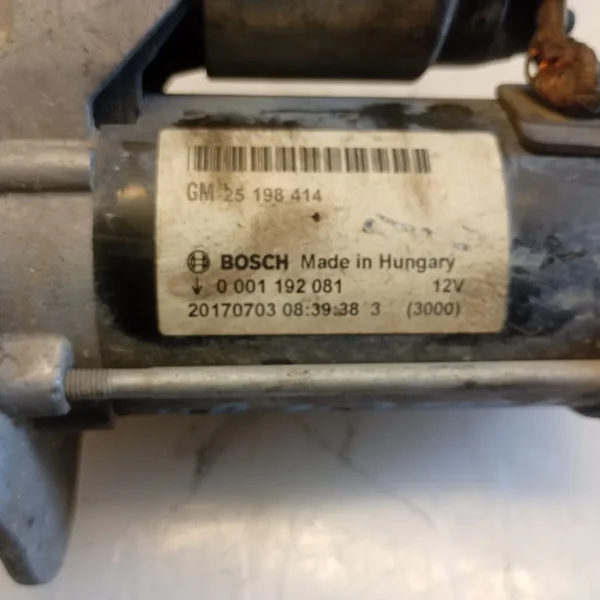 Motorino avviamento Opel Corsa (2014 – 2019) 1.4 66 KW 55578921 B14XER OPT.
