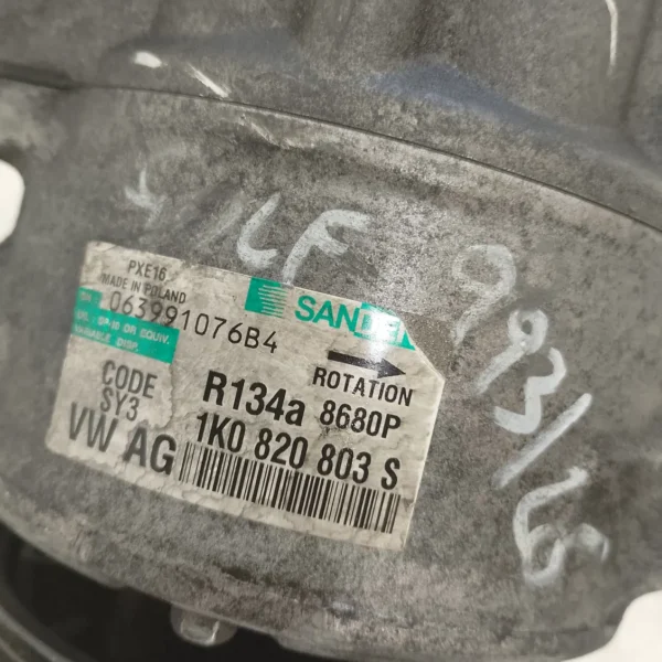 Compressore a/c Volkswagen Golf Plus (2005 – 2009) 1.9 77 KW diesel 1K0820808FX BXE