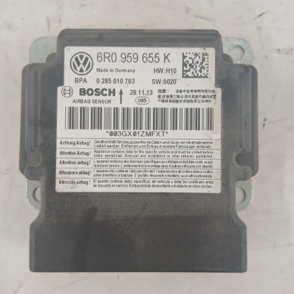 kit airbag Volkswagen Polo (2009 – 2014) 1.2 51 KW benzina CGP