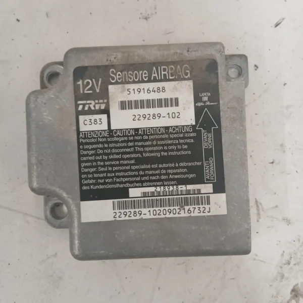 kit airbag Fiat Panda (2011 – 2013) 1.2 51 KW 169A4000