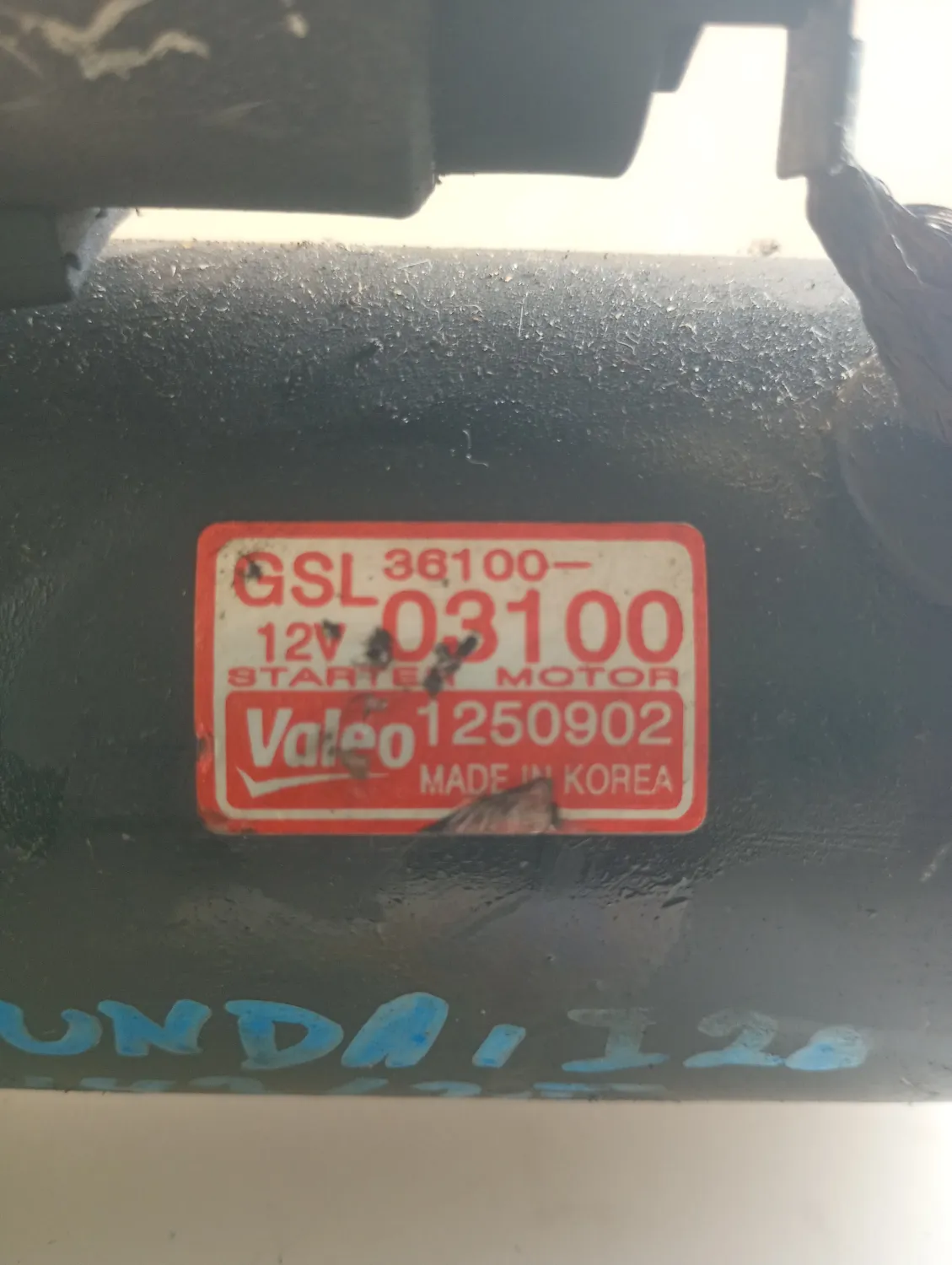 Motorino avviamento Hyundai I20 (2009 – 2011) 1.3 63 KW benzina 3610003200 G4LA