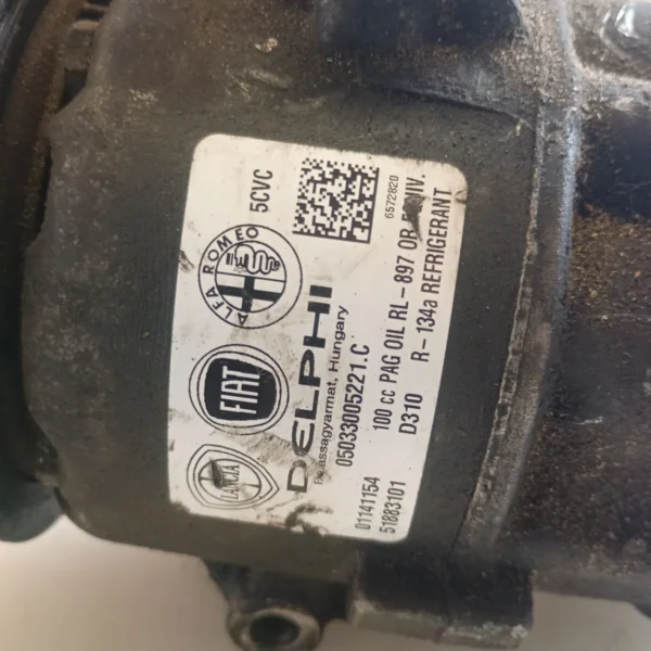 Compressore a/c Fiat 500l (2012 – 2018) 1.3 62 KW diesel 52003007 199B4000