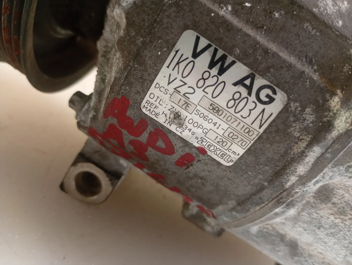 Compressore a/c Audi A3 (2003 – 2010) 2.0 147 KW benzina 1K0820808FX AXX