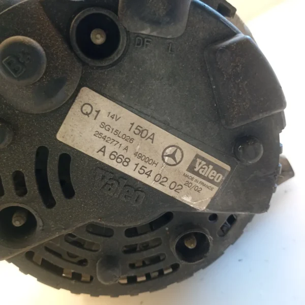 Alternatore Mercedes benz Classe A Lunga (2001 – 2004) 1.7 70 KW diesel A6681540302 668942