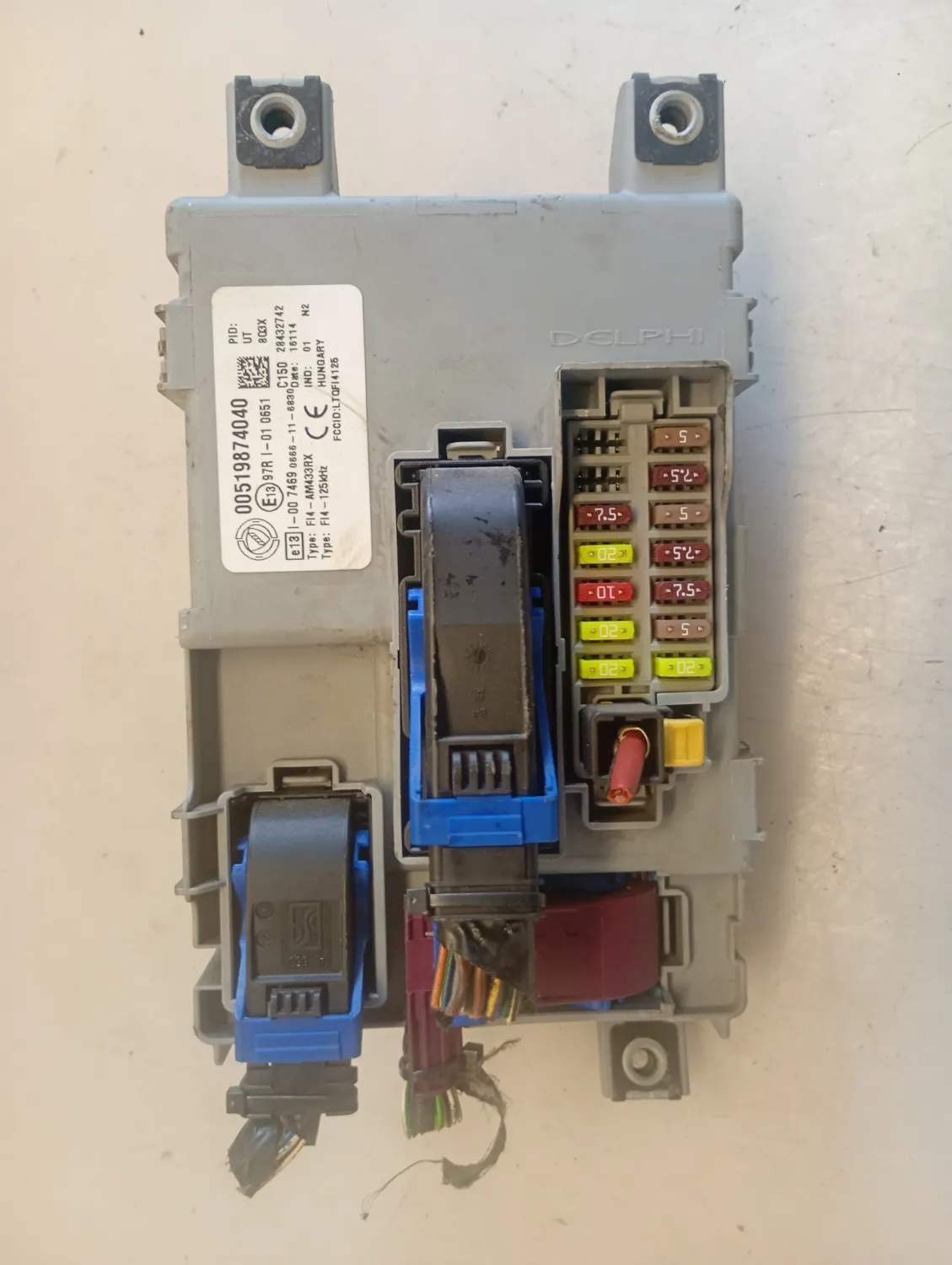 Body computer Fiat Panda (2011 – 2017) 0.9 63 KW benzina/metano 312A2000