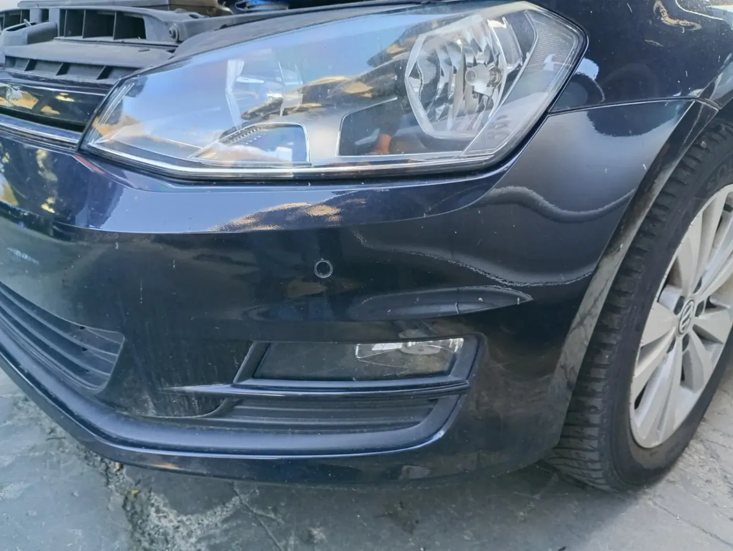 Paraurti anteriore Volkswagen Golf (2012 – oggi) 1.4 81 KW benzina/metano 5G0807217BNGRU CPW