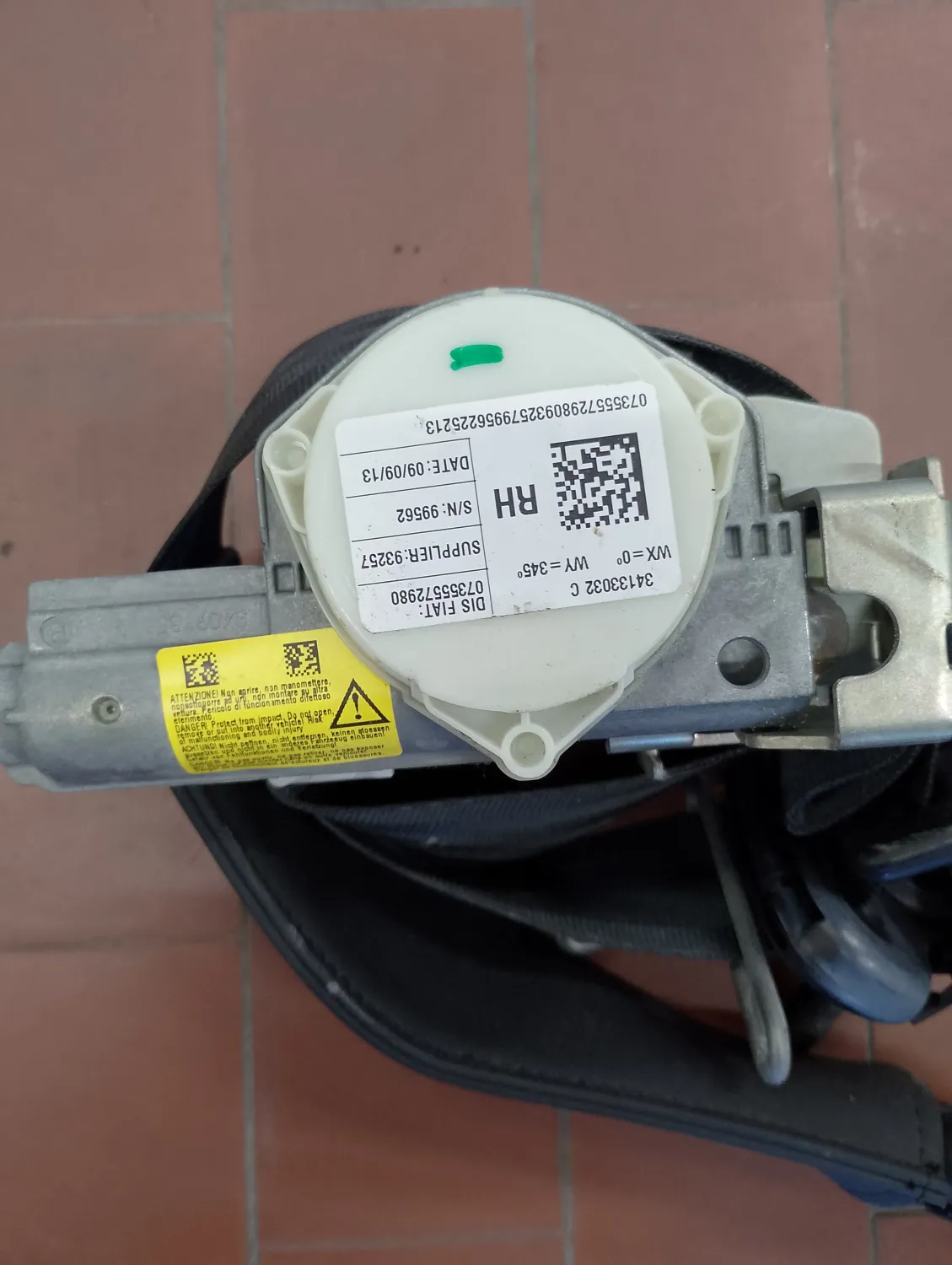 kit airbag Fiat 500l (2012 – 2018) 1.3 62 KW diesel 199B4000